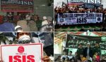 Indonesian Islamic Activists In Jakarta Declare Support For ISIS. Image credit: GooglePlus (Abu Al Bawi)