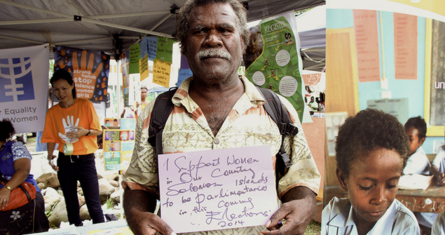 Solomon Island Elections. Image Credit: Flickr (UN WOMEN Pacific), Creative Commons. 