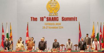 President Addresses the 18th SAARC Summit, November 2014. Image Credit: Flickr (Mahinda Rajapaksa) Creative Commons. 