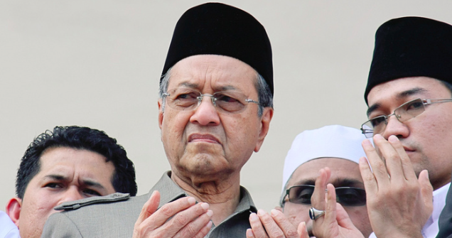 Former Malaysian Prime Minister Dr. Mahathir Mohamad. Photo credit: Flickr (M Afif) Creative Commons.