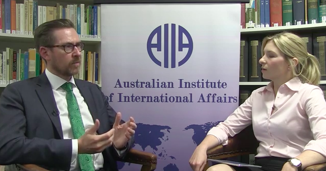 Rory Medcalf Interview. Photo Credit: AIIA (National Office) Creative Commons.