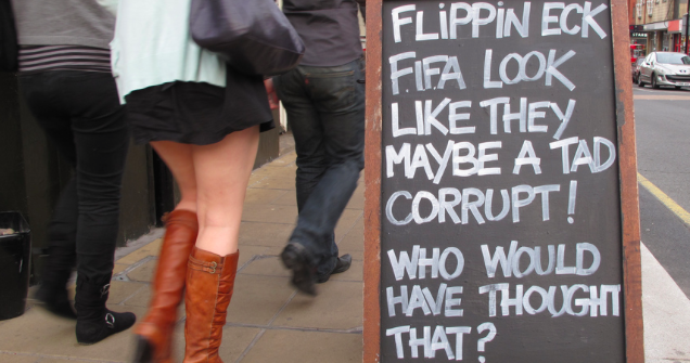 Sepp Blatter and FIFAs corruption. Photo Credit: Flickr (Duncan C) Creative Commons
