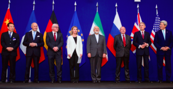 The negotiators following the successful conclusion of the Iran nuclear deal. Photo Credit: Flickr (US Department of State) Creative Commons.
