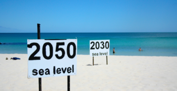 Rising sea levels are one of the major issues facing governments as the battle climate change. Photo Credit: Flickr (go_greener_oz) Creative Commons.