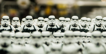 The stormtroopers. Photo Credit: Vol'tordu (Flickr). Creative Commons.