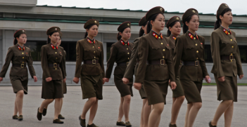 North Korea is the most militarized country in the world today, having the fourth largest army in the world, at about 1100000 armed personnel. Photo Source: Wikimedia.  Creative Commons.