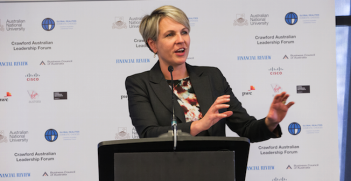 Tanya Plibersek at the Crawford Australian Leadership Forum 2015. Photo source: Crawford Forum (Flickr). Creative Commons. 