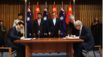 Chinese-Australia FTA signing in November 2014. Photo source: Minister for Trade (Official website). Creative Commons. 