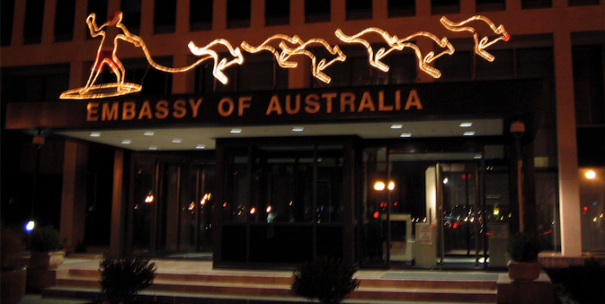 The Embassy of Australia in Washington D.C. Photo source: Ryan Orr (Flickr). Creative Commons. 