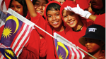 Young Malaysians commemorate the country's federation. Photo source: Ishak J (Flickr). Creative Commons. 