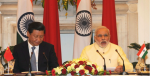 Prime Minister Narendra Modi with President Xi Jinping of China. Photo source: Narendra Modi (Flickr). Creative Commons. 