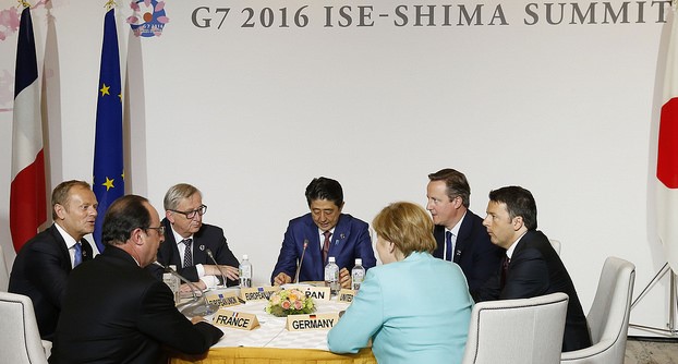 G7 meeting in Ise-Shima in Japan.
Photo credit: European Council President (Flickr) Creative Commons
