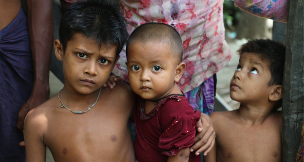 Rohingya children in Burma. Photo source: United to End Genocide (Flickr). Creative Commons.