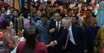 Malcolm Turnbull visiting Jakarta. Photo source: Australian Embassy Jakarta (Flickr). Creative Commons.
