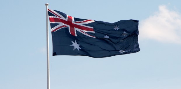 Australian Flag. Photo credit: Christian Haugen (Flickr) Creative Commons