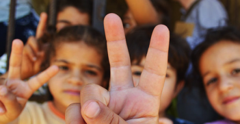 Syrian kids. Photo Credit: Trocaire (Wikimedia Commons) Creative Commons