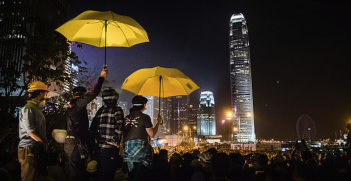Umbrella_Revolution. Photo Credit: Pasu Au Yeung (Wikimedia Commons) Creative Commons