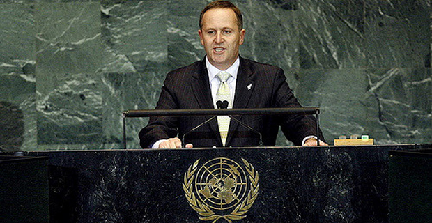 John Key, Prime Minister of New Zealand, addresses the general debate of the sixty-fourth session of the General Assembly.
25/Sep/2009. United Nations, New York. UN Photo/Erin Siegal. www.unmultimedia.org/photo/