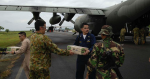 Aus, US and Indonesian aid Photo Credit: Airman Patrick M. Bonafede (Wikimedia Commons) Creative Commons