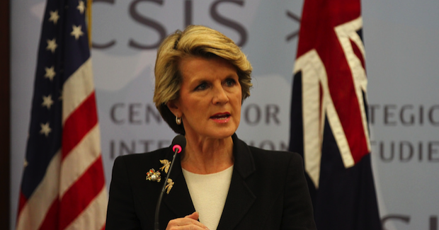 Julie Bishop Photo Credit: Southeast Asia Project (Flickr) Creative Commons