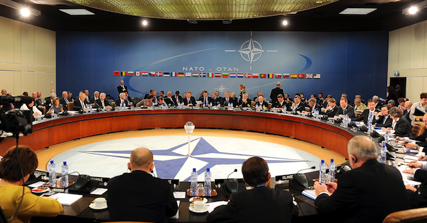 NATO Meeting Photo Credit: US Department of Defense (Wikimedia Commons) Creative Commons