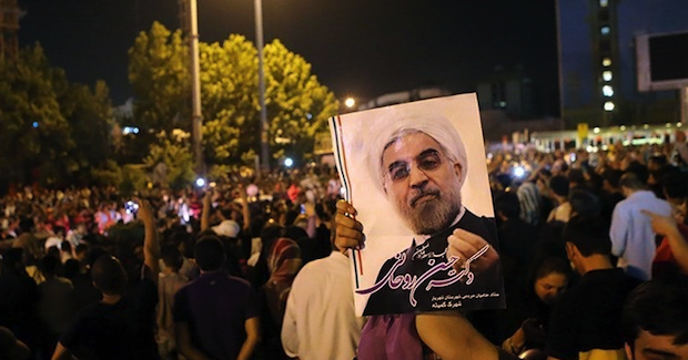 Rouhani Supporters Photo Credit: Meghdad Madadi (Wikimedia Commons) Creative Commons