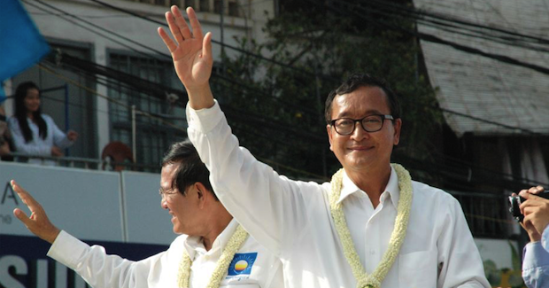 Sam Rainsy and Kem Sokha Photo Credit: VOA (Wikimedia Commons) Creative Commons
