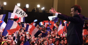 Emmanuel Macron. Photo from Macron's Twitter account.