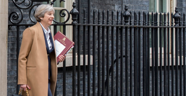 Theresa May. Photo from UK Prime Minister Twitter account.