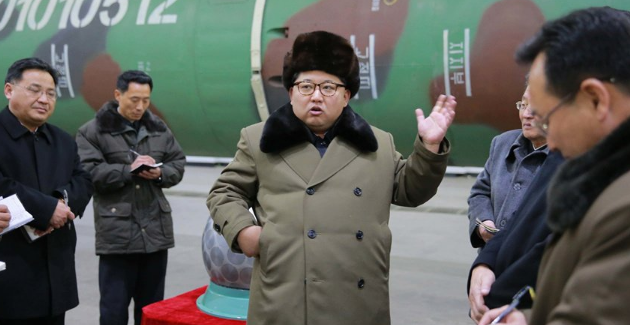 Kim Jong Un. Photo from Twitter account of the People's Daily.