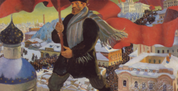 Boris Kustodiev’s 1920 painting, 