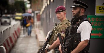 UK Security Personnel in London/ Credit: Defence Images