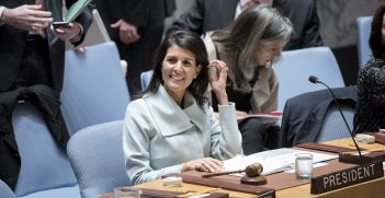 US chairs UN Security Council meeting.