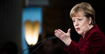 Dr. Angela Merkel speaking at the Munich Security Conference 2015
