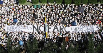 An Anti-FARC protest