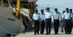 RAMSI and Royal Solomon Islands Police patrol Honiara waterfront