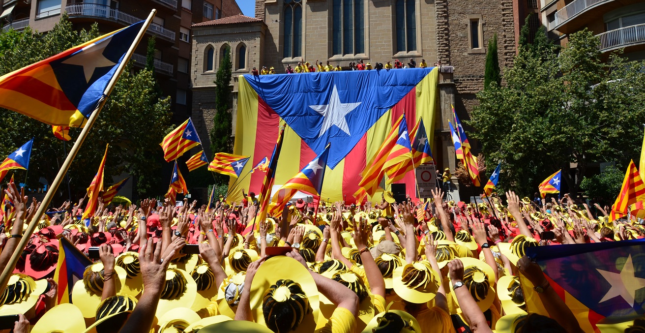 A Catalonia independence protest