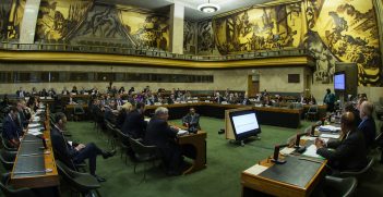 A meeting for the conference on disarmament held in Geneva