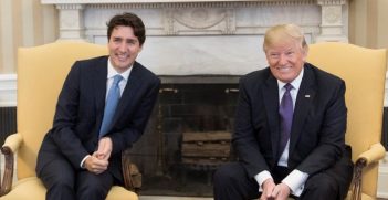 Trudeau meets with Trump in the White House