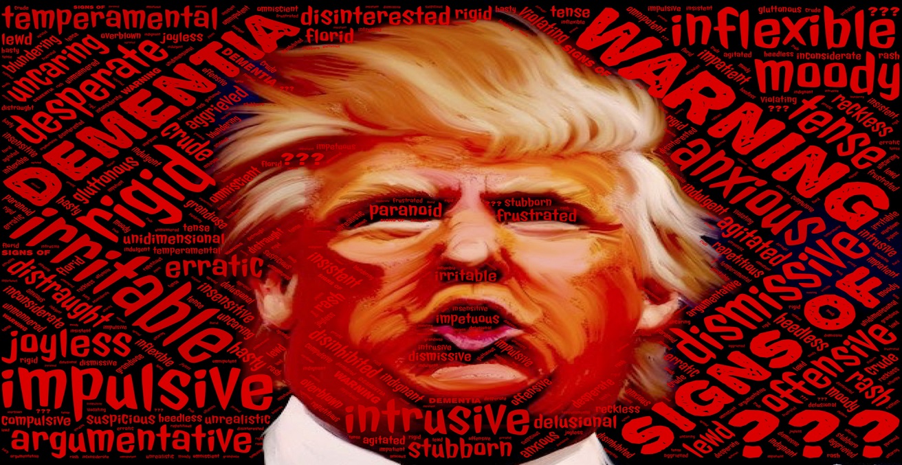 A poster of Donald Trump 