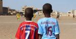 Young boys dream of playing for big European soccer clubs, Dakar 2015 (Mark Hann).