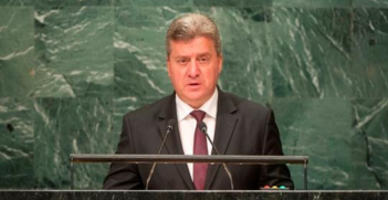 Gjorge Ivanov, President of the Republic of Macedonia at the UN (credit: author)