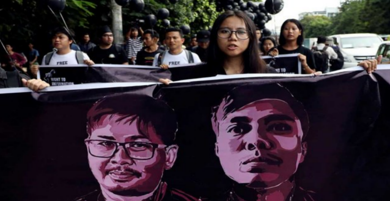 Thousands of people march in Myanmar to demand journalist freedom (Credit: InvestexGlobal)