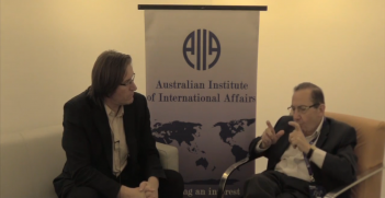 Gavin Mount from the AIIA ACT interviewed Emeritus Professor Joseph Camilleri OAM during the IPSA World Congress held in Brisbane.