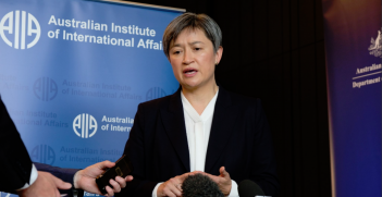 Senator the Hon Penny Wong at 2018 AIIA National Conference, 15 October (Credit: Lauren Skinner, former AIIA intern)