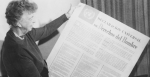 Eleanor Roosevelt and the Universal Declaration of Human Rights. Source: Wikimedia Commons. 