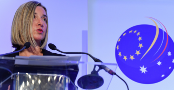 Federica Mogherini at the EUALF. Source: Flickr. 