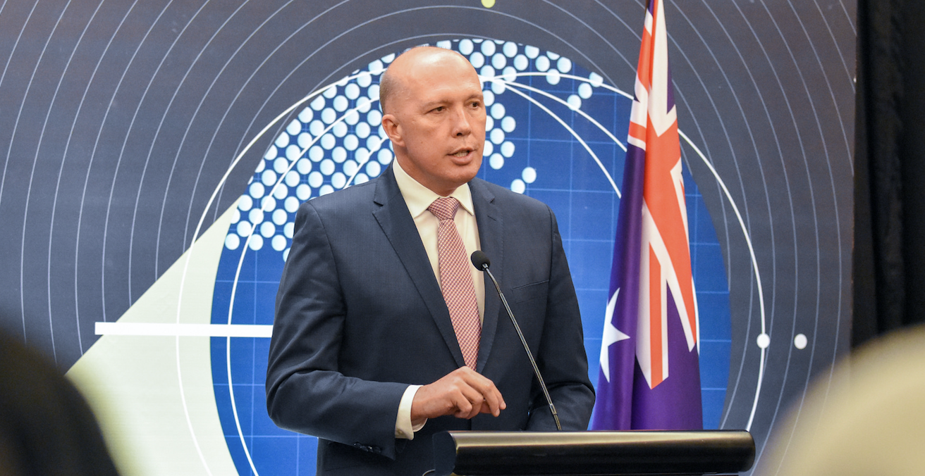 Home Affairs Minister Peter Dutton revoked the Australian citizenship of ISIS foreign fighter Neil Prakash. Source: Australian Embassy Jakarta, Flickr