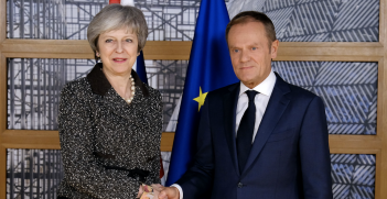 Prime Minister Theresa May and EU Council President Donald Tusk. Source: Number 10, Flickr