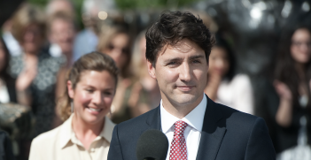 Canadian Prime Minister Justin Trudeau is beset by a political scandal. Source: Women Deliver, Flickr